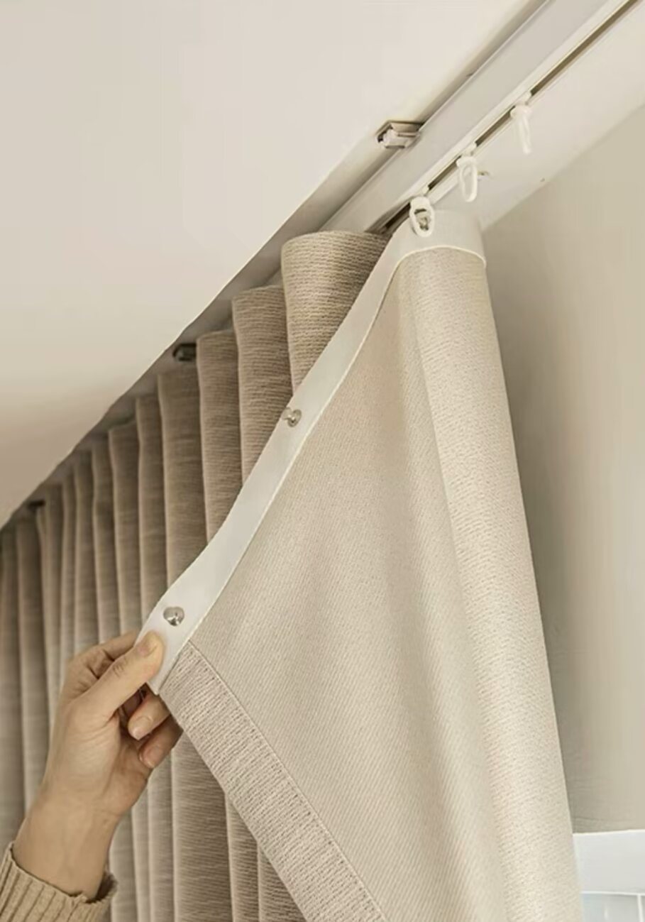 Fabirc Curtain Rails Fabric Curtains-VIKSON BLINDS ENTERPRISE CO., LTD-aluminum blinds,roman ...